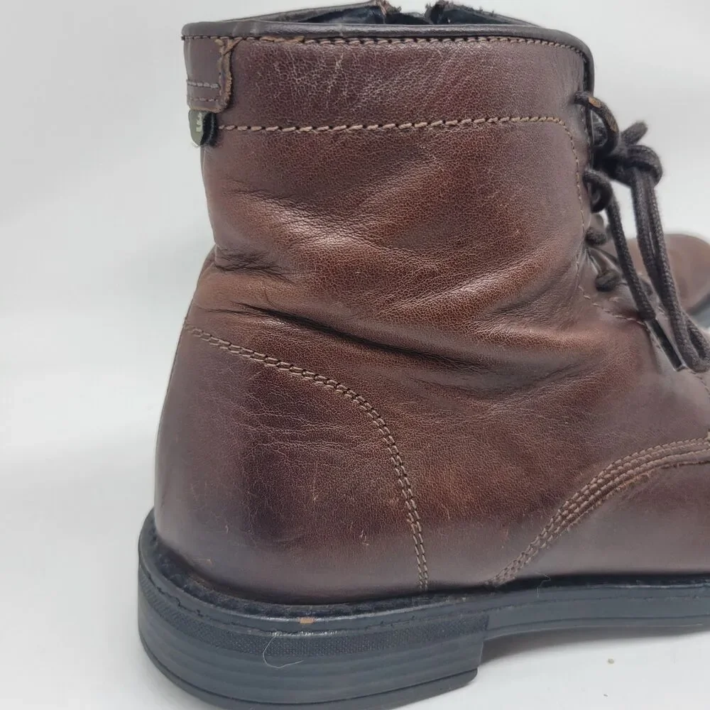 Bullboxer Plain Toe Lace up Ankle Boot Size 8 Eur 41